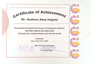 Mr. Hesham Abas Hegazy